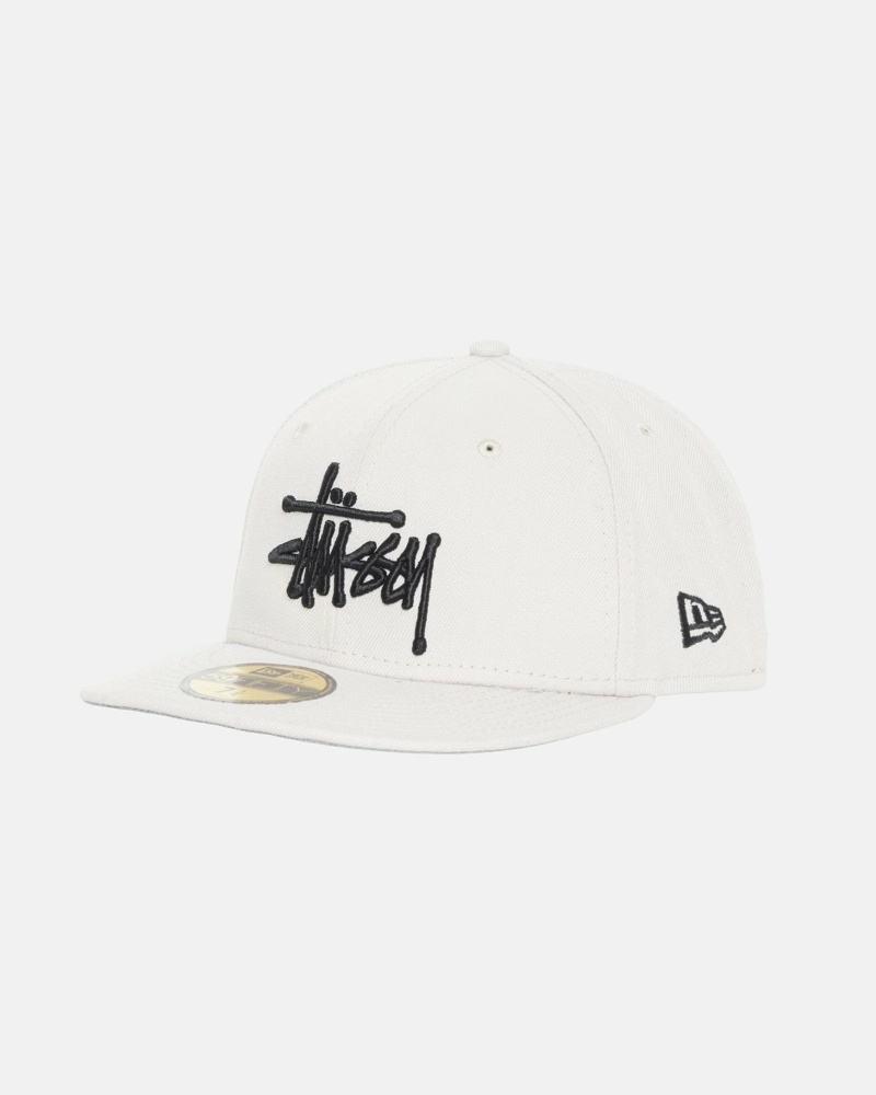 Beige Stussy Authentic New Era Men's Caps | DTV-368572