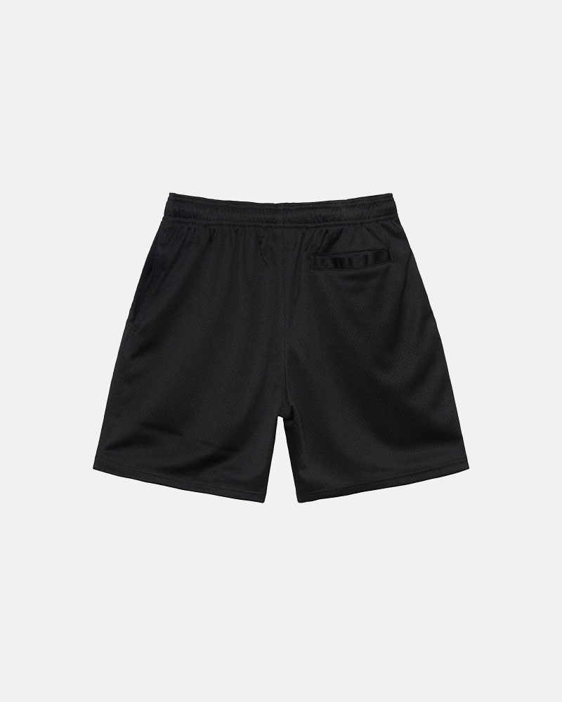 Black Stussy 4X4 Mesh Short Men's Shorts | IXK-571490