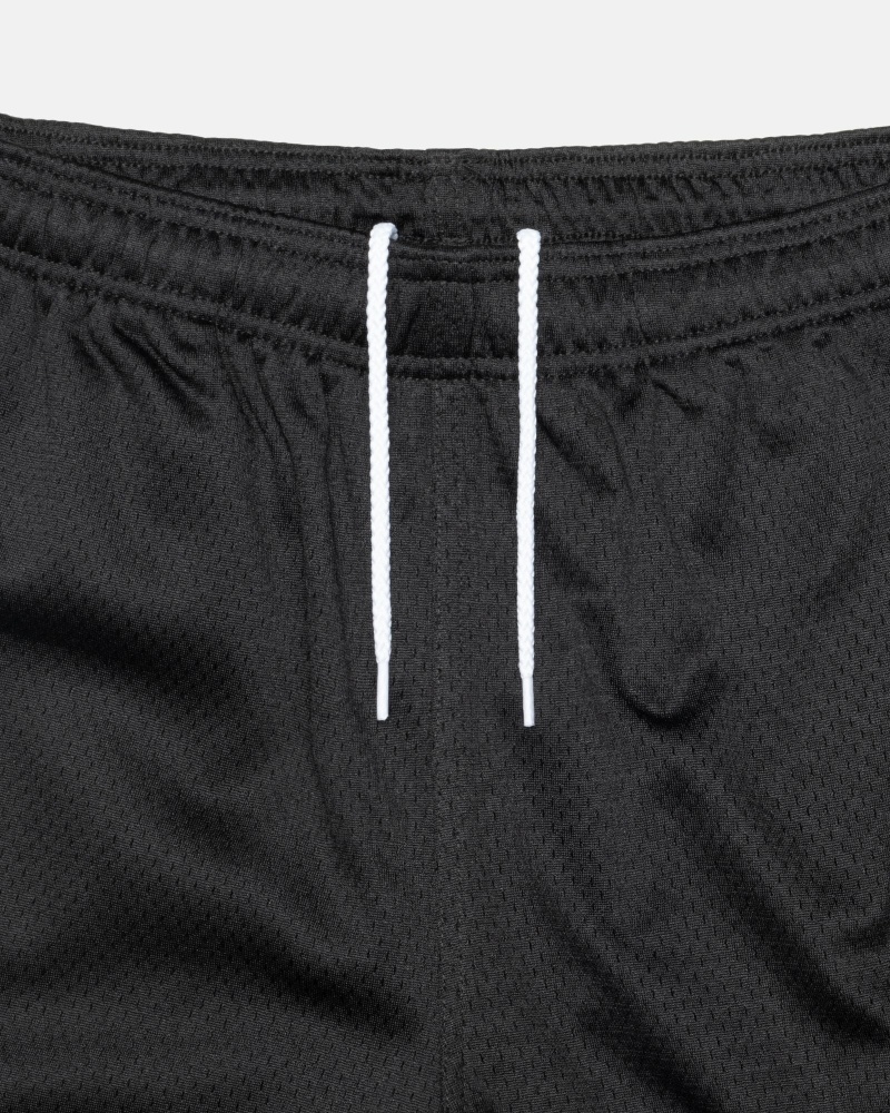 Black Stussy 4X4 Mesh Short Men's Shorts | IXK-571490