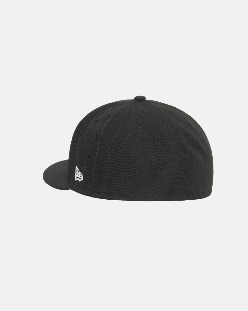 Black Stussy Authentic New Era Men's Caps | RIA-927581