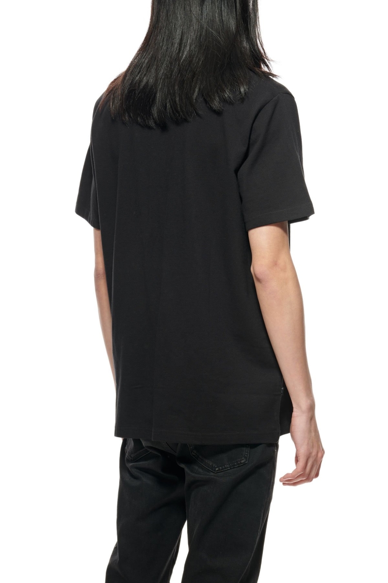 Black Stussy Authentic SS Polo Men's Shirts | ZCG-108927