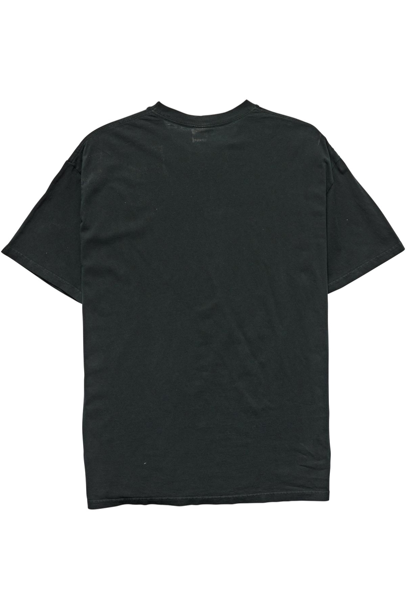 Black Stussy City Circle SS Men's T Shirts | LOD-389605