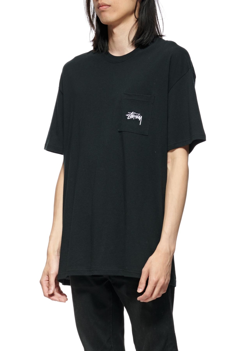 Black Stussy Design Labs SS Men's T Shirts | OGW-645801