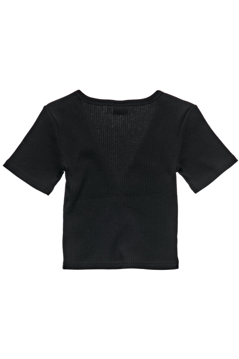 Black Stussy Margot Button Up Women's Sweatshirts | USK-829534