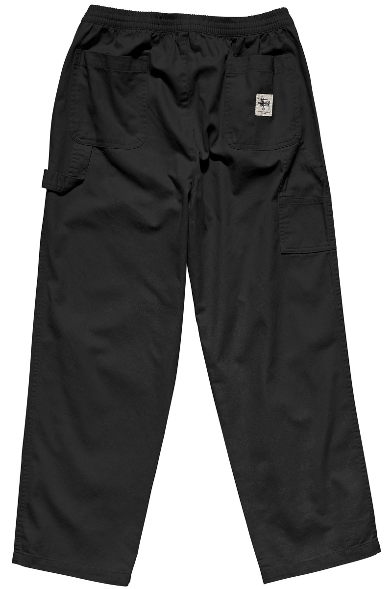 Black Stussy Richard Carpenter Men's Pants | JDA-782501