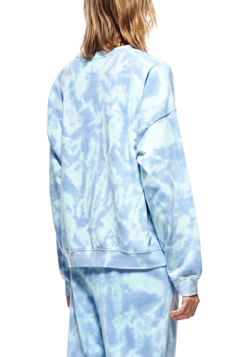 Blue Stussy Copyright TD BF Crew Women's Sportswear | LXG-047861