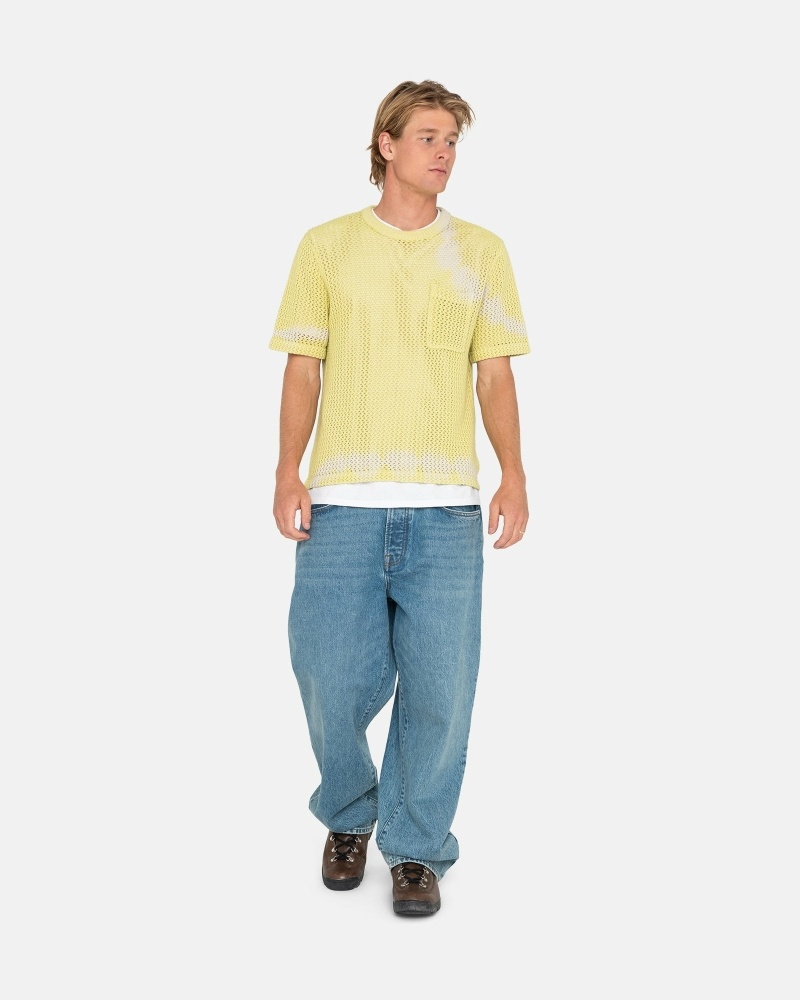 Blue Stussy Denim Big O Men's Jeans | WDV-708435