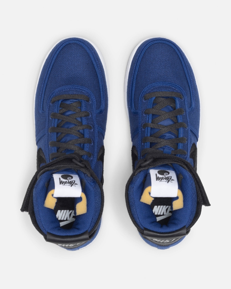 Blue Stussy & Nike Vandal Hi Unisex Shoes | JMW-416387
