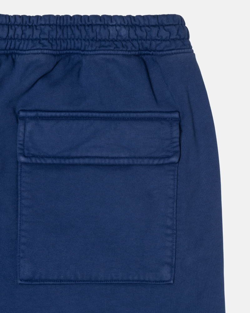Blue Stussy Sport Cargo Men's Fleece Pants | WOZ-485379