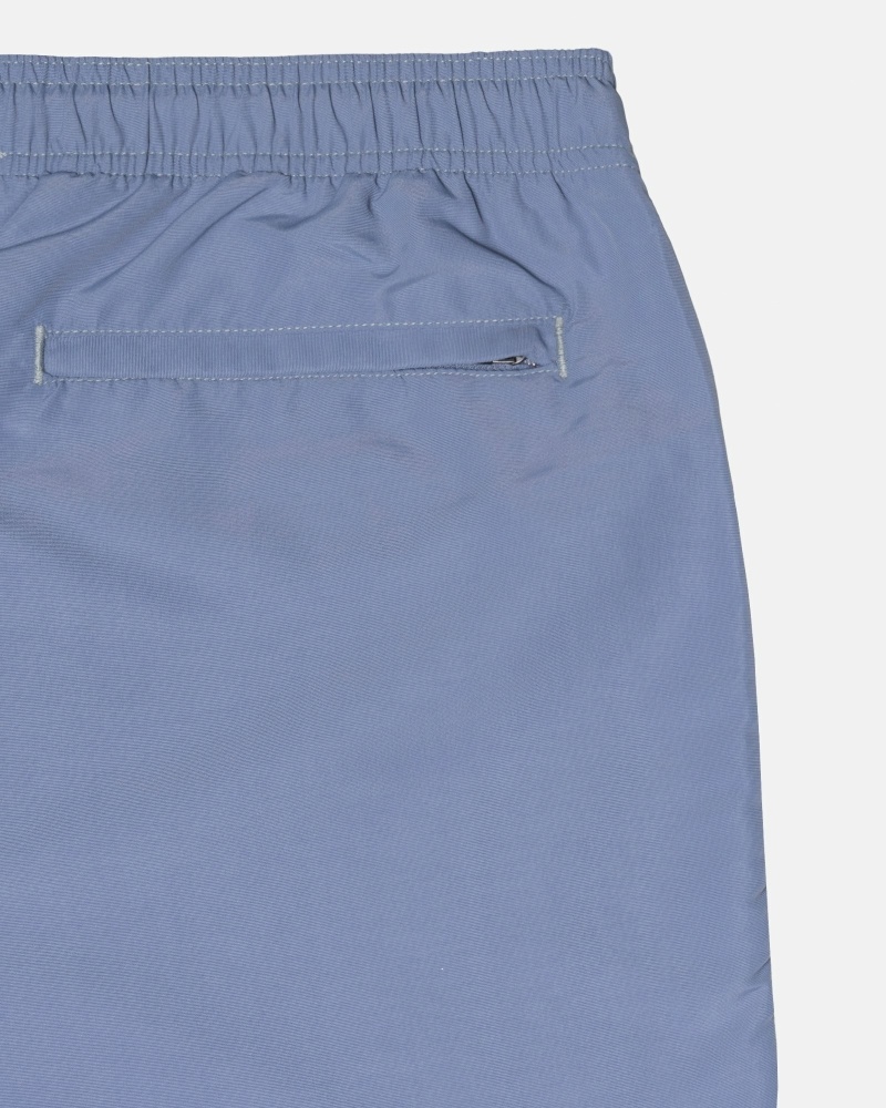 Blue Stussy Surfman Patch Men's Shorts | ILE-074258