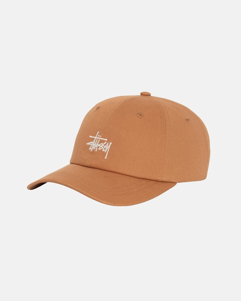 Brown Stussy Basic Stock Low Pro Men's Caps | ALU-935410