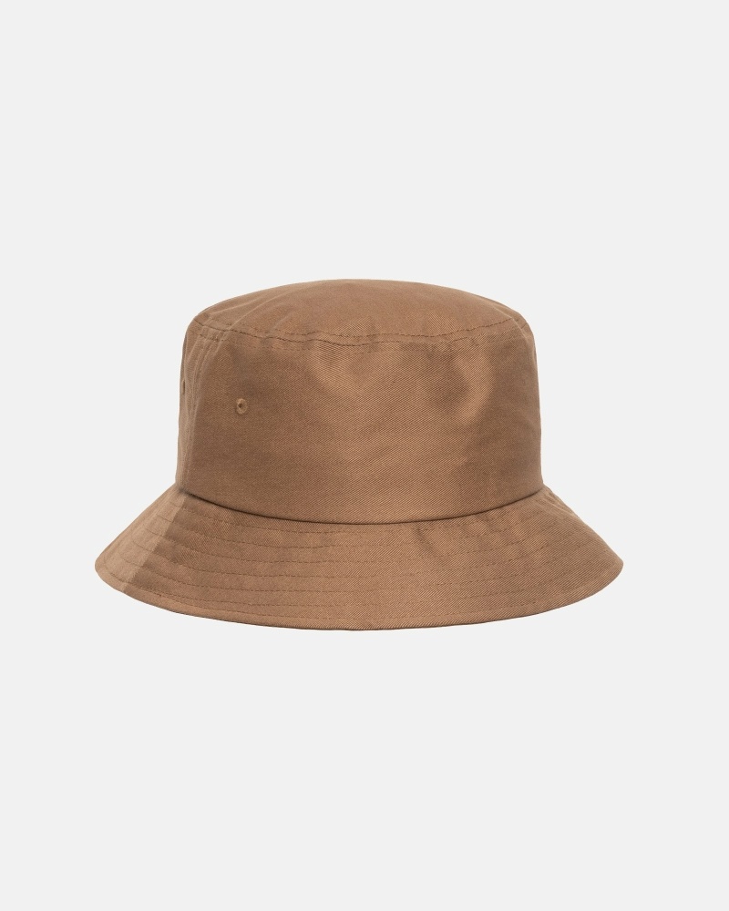 Brown Stussy Big Stock Men's Bucket Hats | CKU-021873