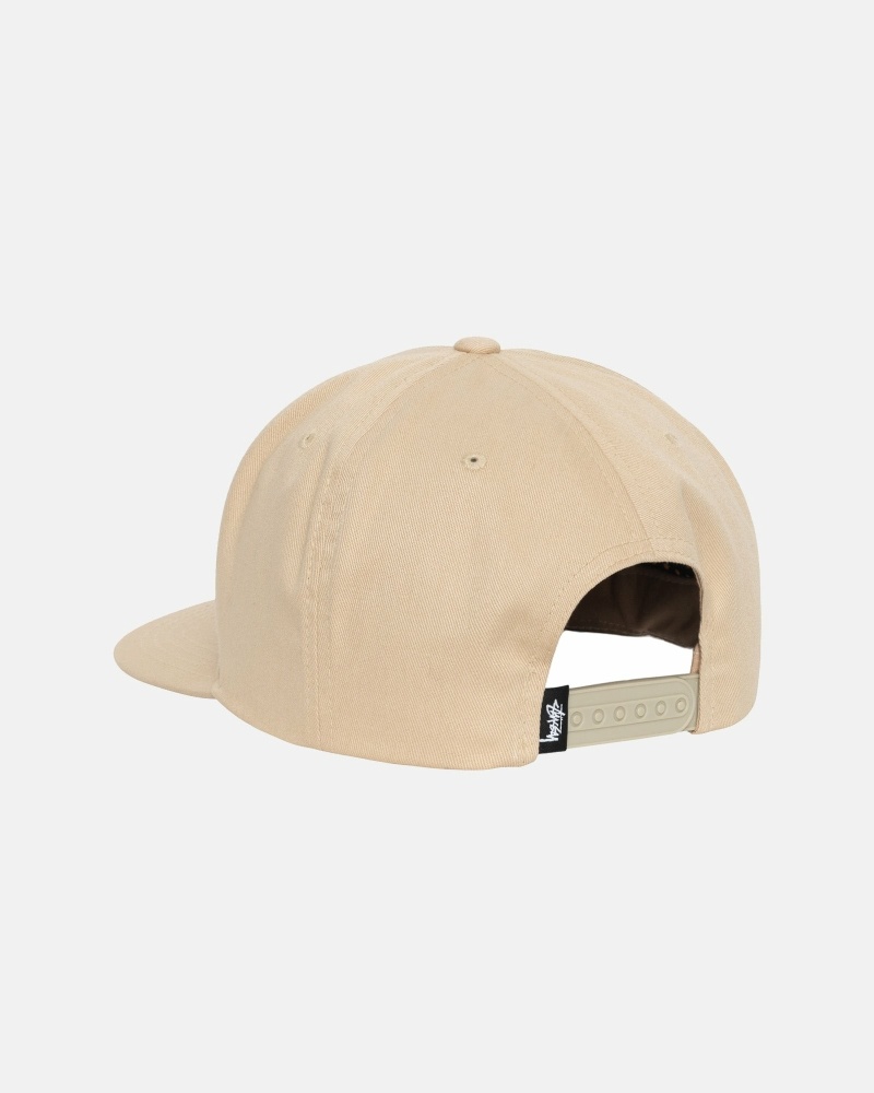 Brown Stussy Big Stock Point Crown Men's Caps | ZLQ-542981