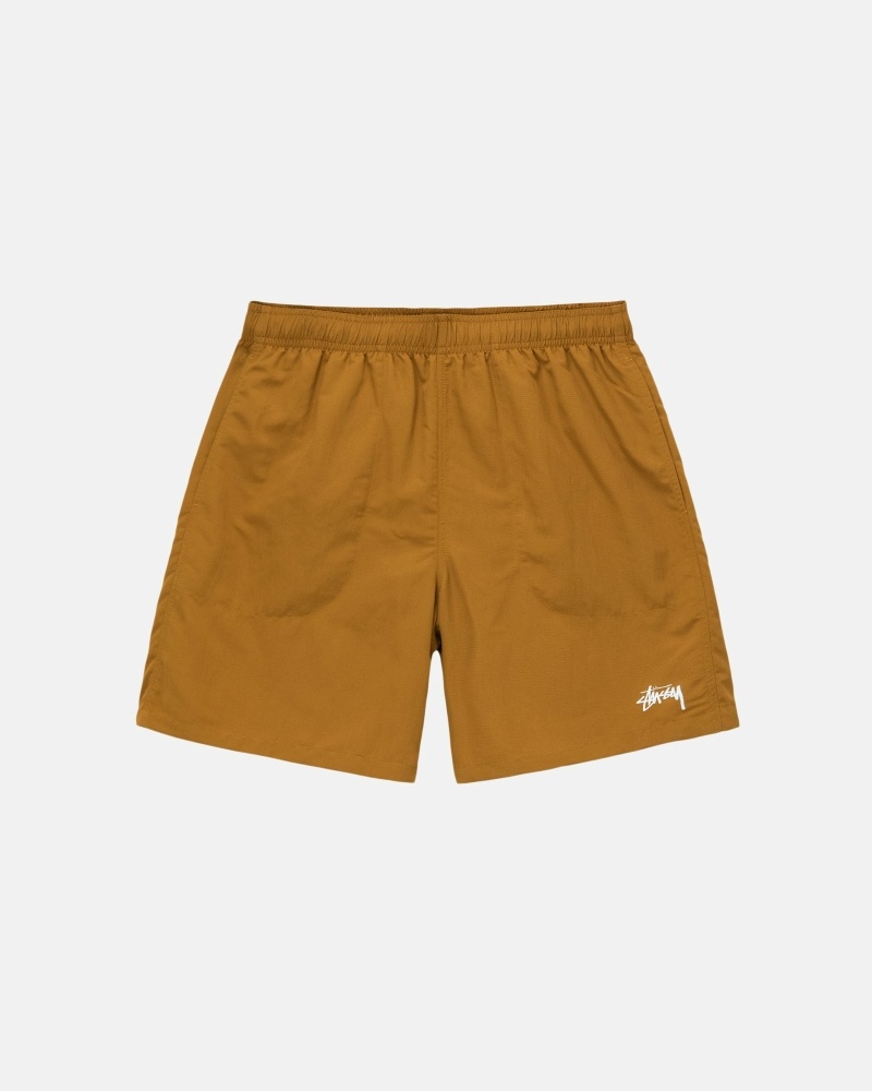 Brown Stussy Stock Men\'s Shorts | YNE-107243