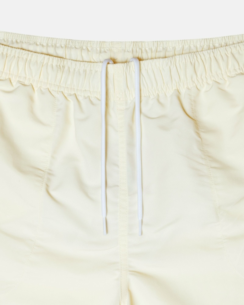 Cream Stussy Big Basic Men's Shorts | GDW-498175