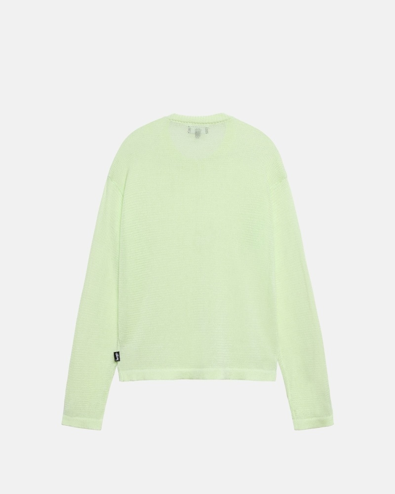 Green Stussy Light Sensitive Men's Knit Sweater | GTX-184907