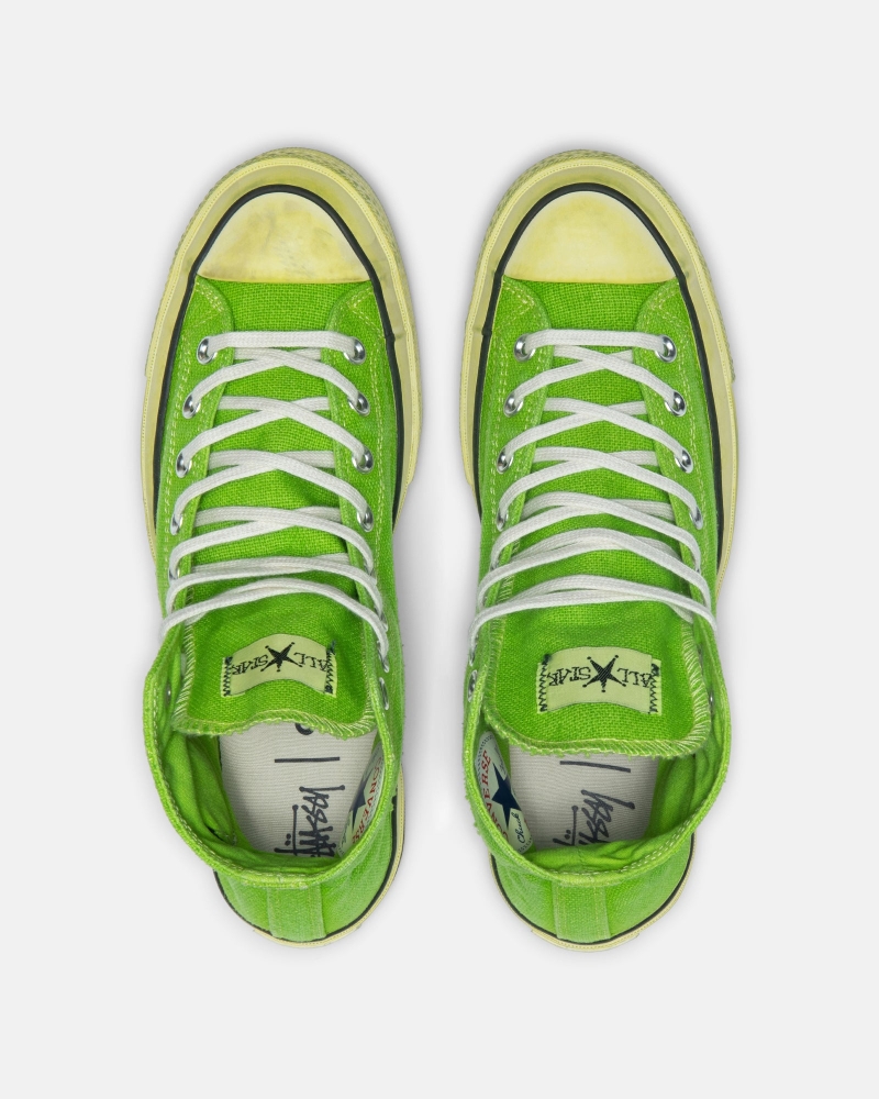 Green Stussy & Our Legacy Work Shop Converse Unisex Shoes | OSW-045796