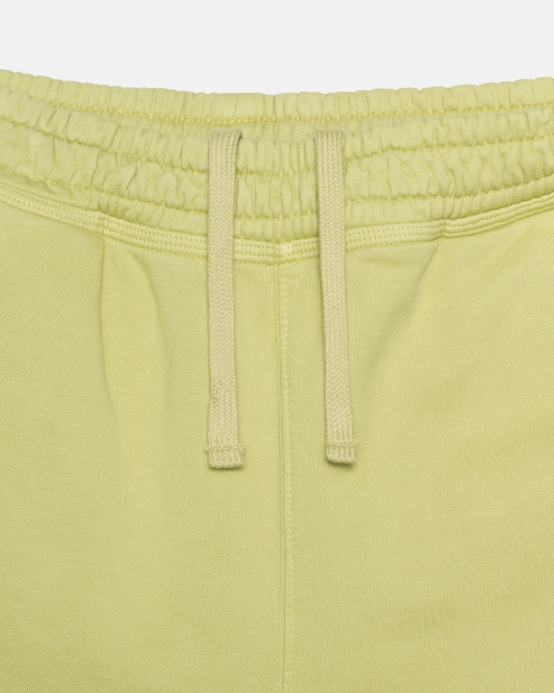 Green Stussy Overdyed Stock Logo Short Men's Shorts | ZCM-897642