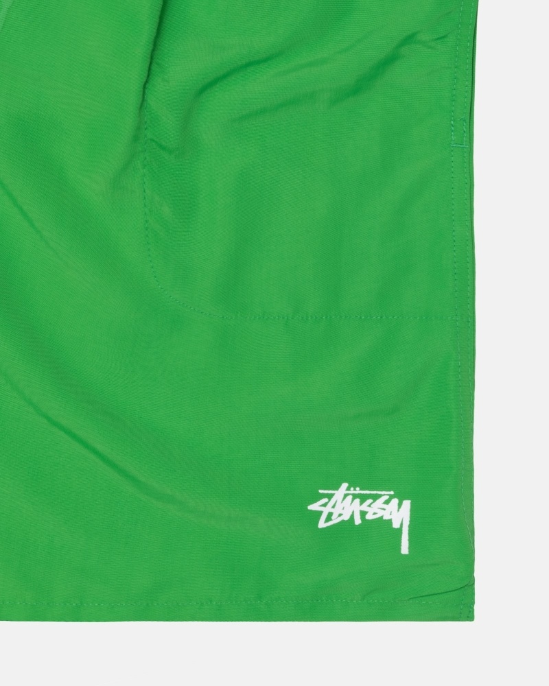 Green Stussy Stock Men's Shorts | LKD-623740