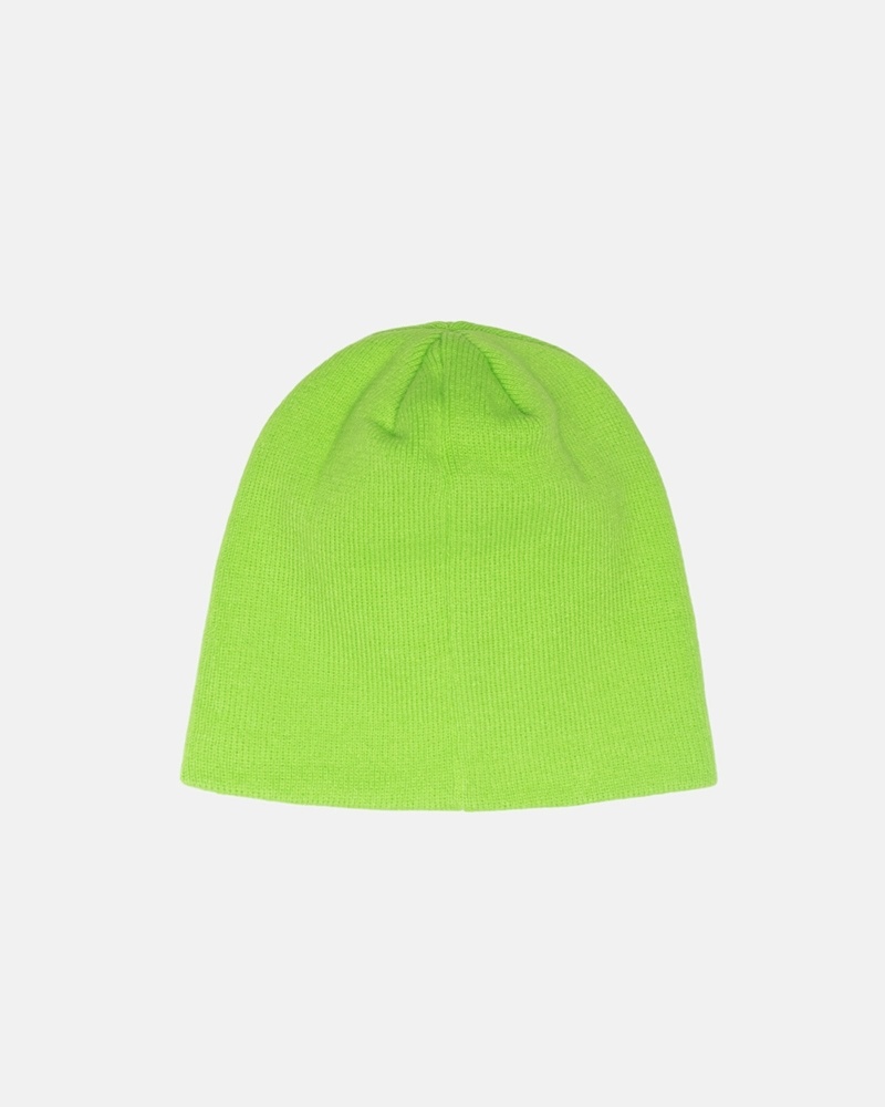 Light Green Stussy Basic Skullcap Men's Beanie | SCJ-489716