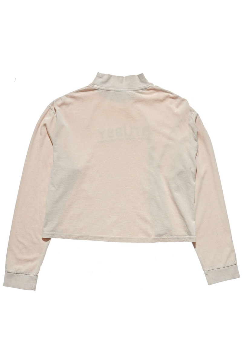 Orange Stussy Chandler Mock Neck LS Women's Sweatshirts | YKZ-453672