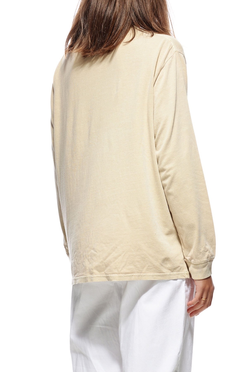 Orange Stussy Circles Mock Neck LS OS Women's Sweatshirts | CGT-138265