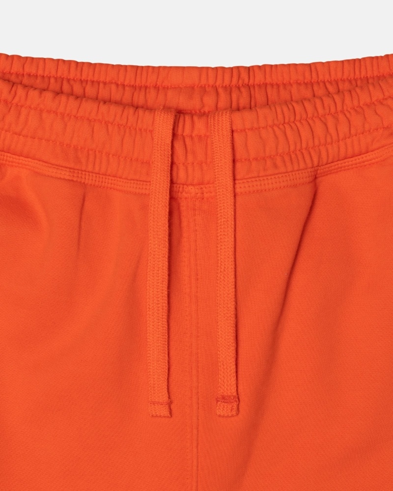 Orange Stussy Overdyed Stock Logo Pant Men's Sweatpants | FDE-127068