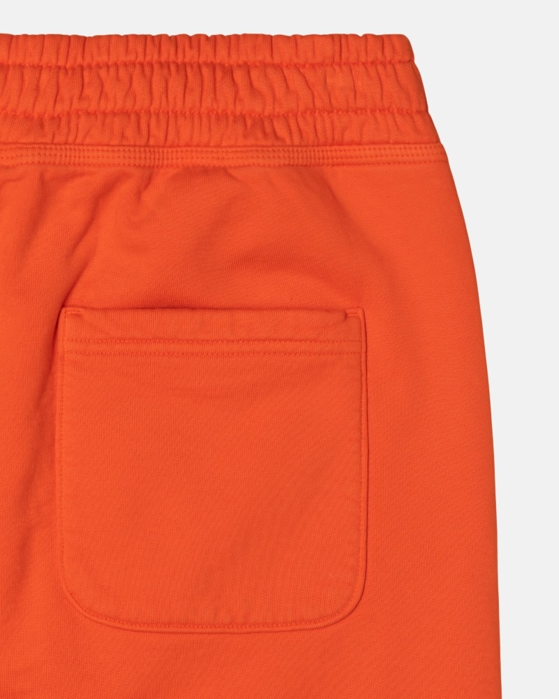 Orange Stussy Overdyed Stock Logo Pant Men's Sweatpants | FDE-127068