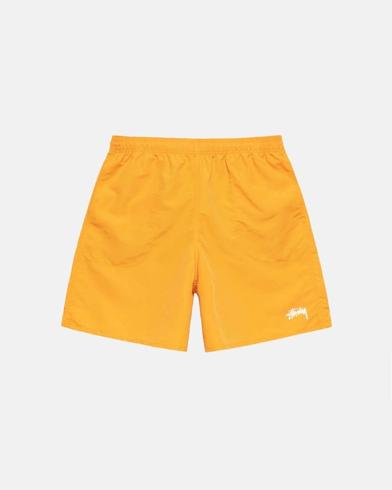 Orange Stussy Stock Men\'s Shorts | WBQ-916083