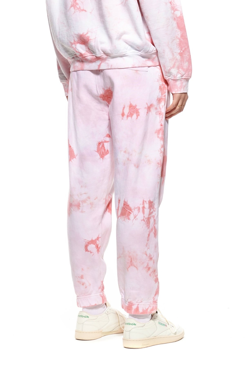 Pink Stussy Avalon Tie Dye Women's Track Pants | PSM-753408