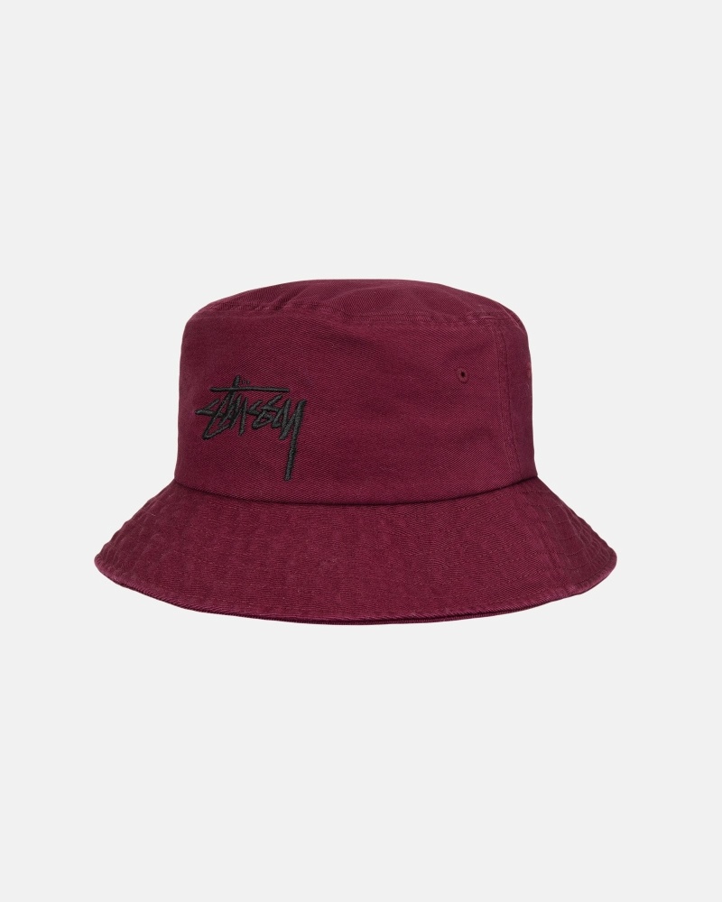 Pink Stussy Big Stock Men's Bucket Hats | UTA-543786