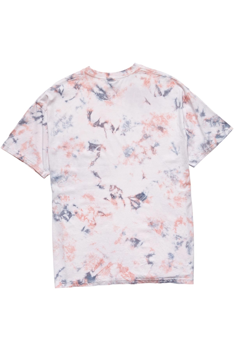 Pink Stussy Florida TD Relaxed Women's T Shirts | SLC-085297