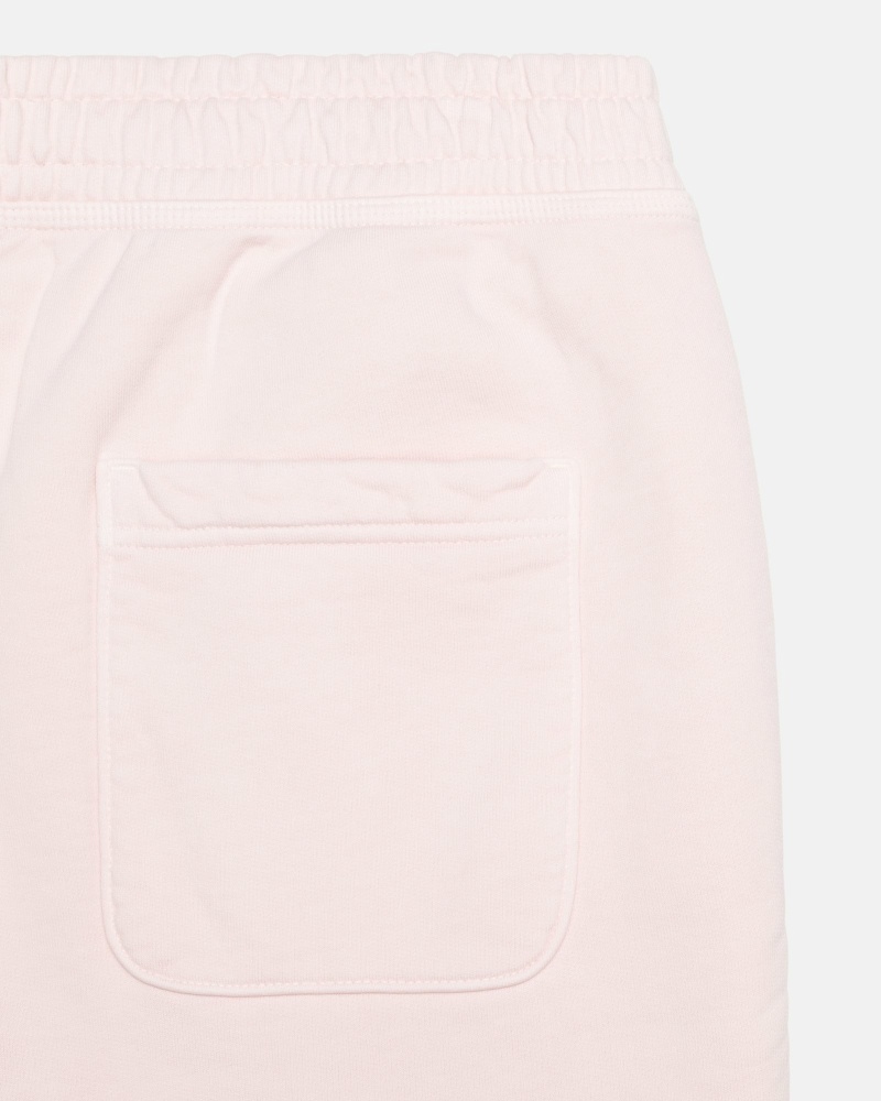 Pink Stussy Overdyed Stock Logo Men's Sweatpants | WDX-649781