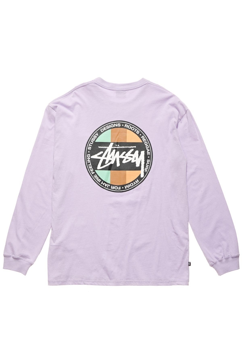 Pink Stussy Surf Dot Pocket Tee Men's Sweatshirts | RUZ-407629
