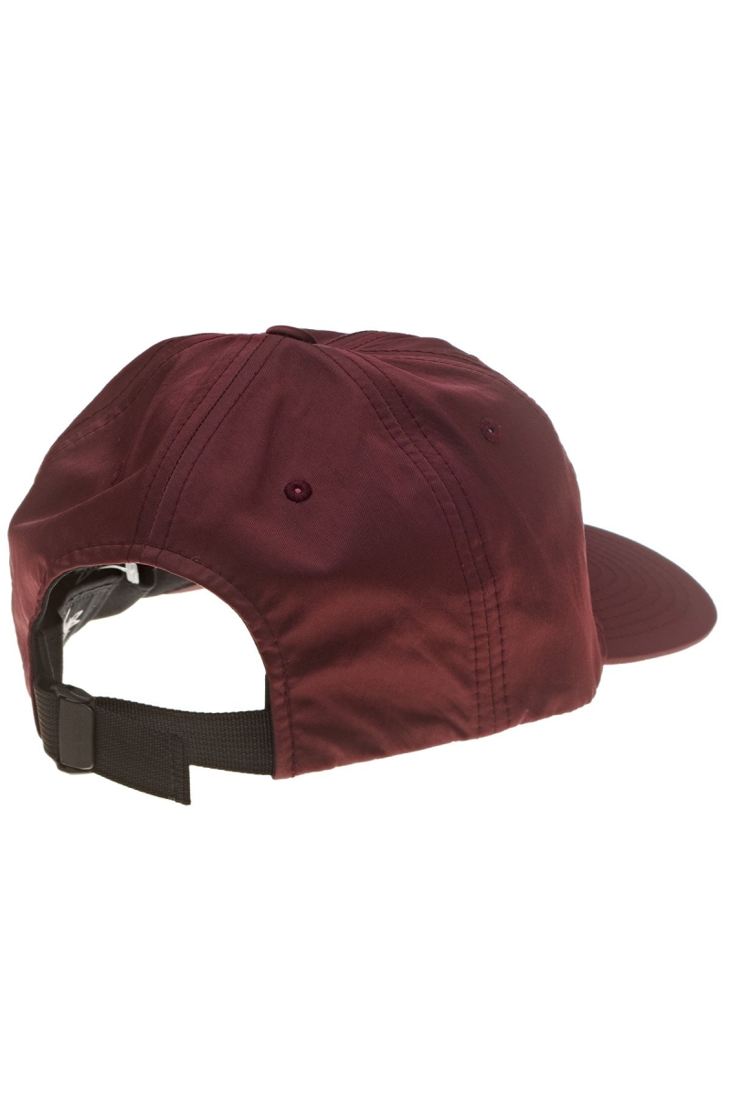 Red Stussy Authentic Satin Low Pro Men's Hats | BQP-729645