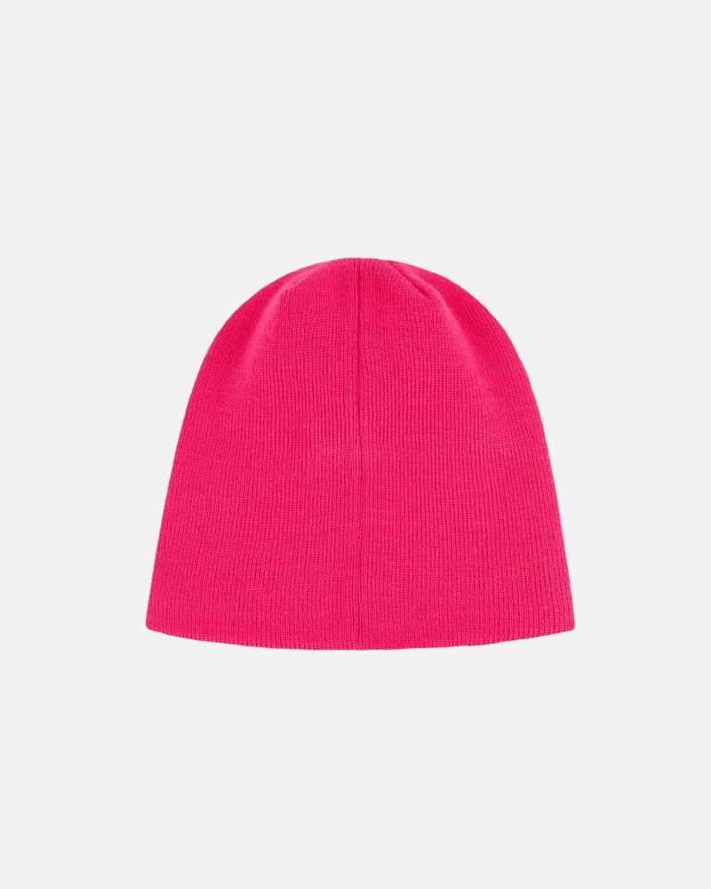 Rose Pink Stussy Basic Skullcap Men's Beanie | OXT-015948