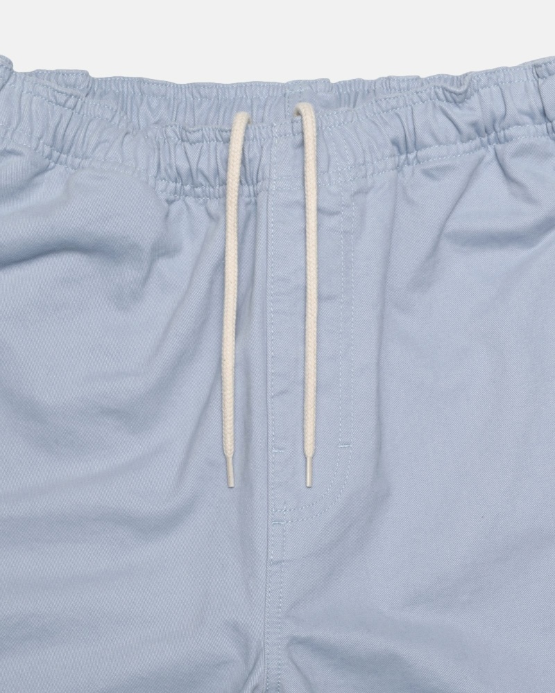 Silver Stussy Brushed Men's Shorts | KLW-712635