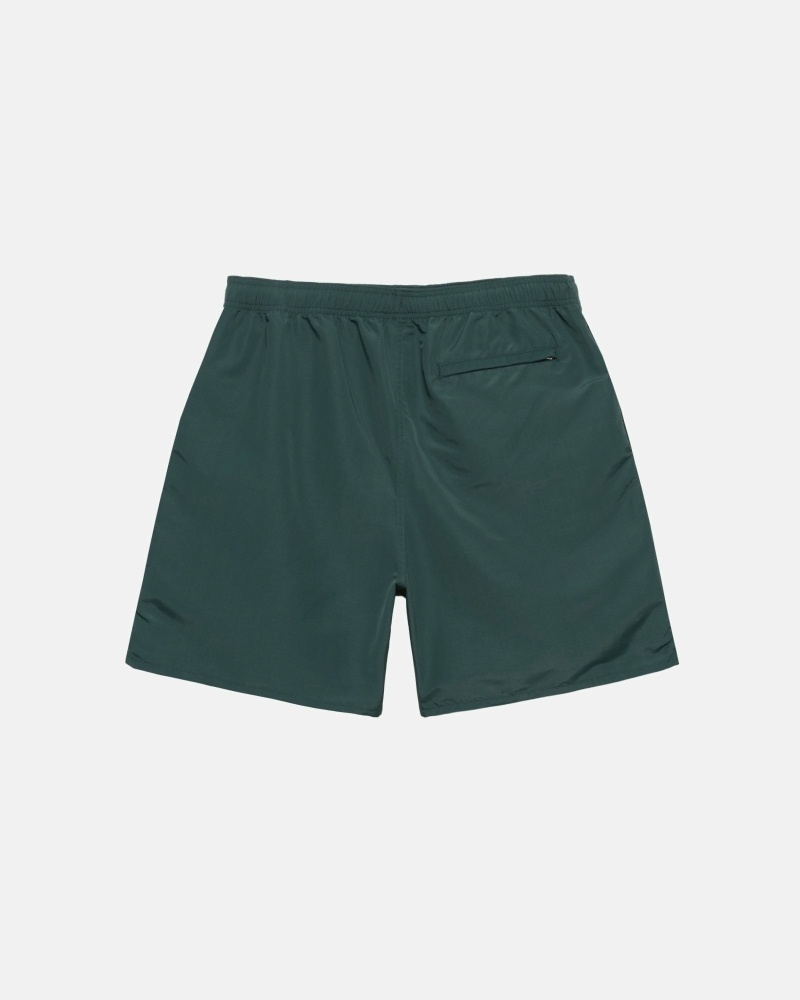 Turquoise Stussy Big Basic Men's Shorts | AKX-357826