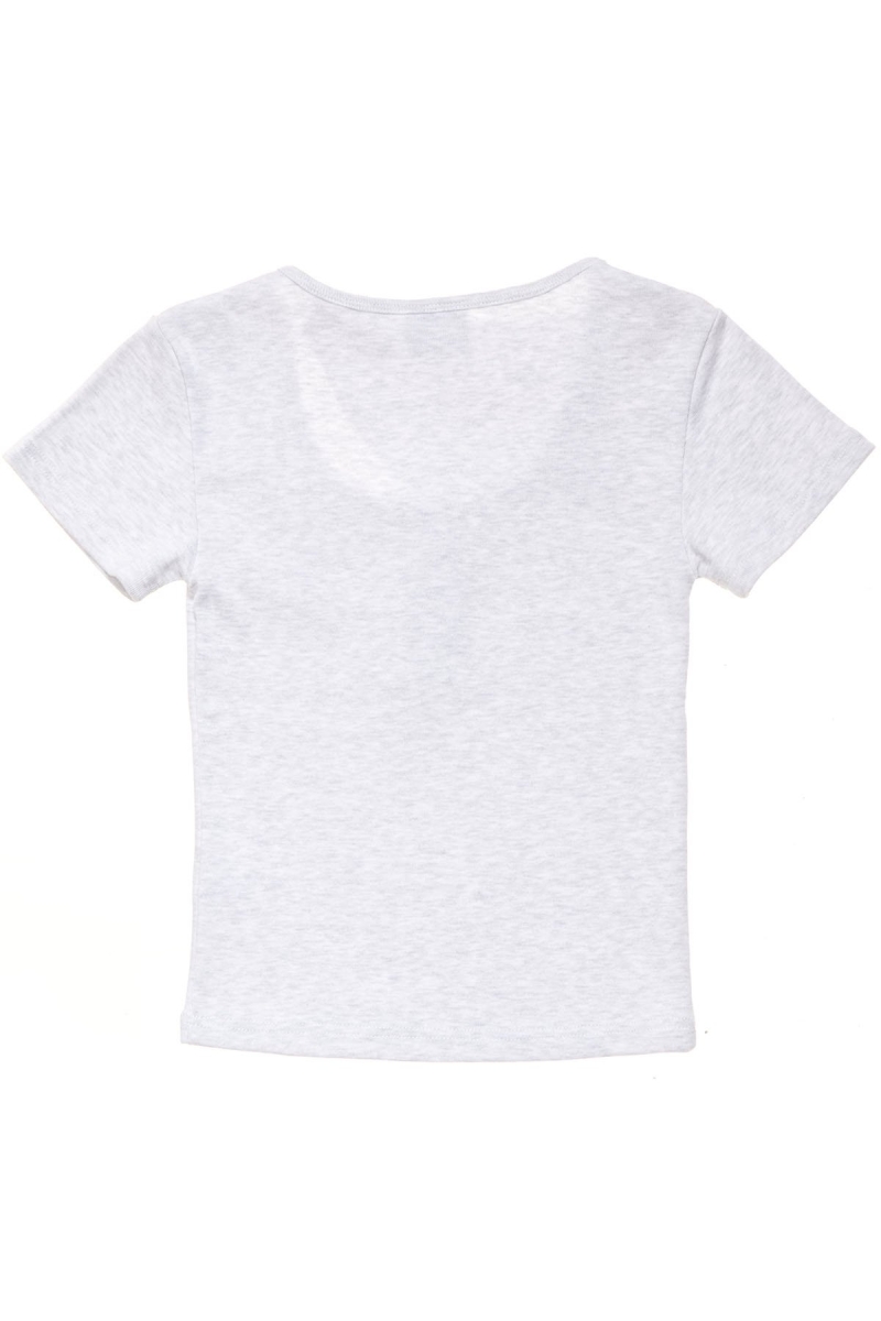 White Stussy Berk Scoop Neck Women's T Shirts | CNX-376925