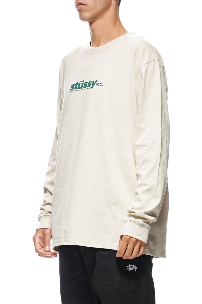 White Stussy Cities Men's Sweatshirts | WUH-382640
