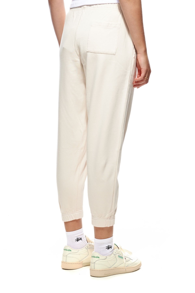 White Stussy City Circle Trackpant Women's Track Pants | BDT-246389