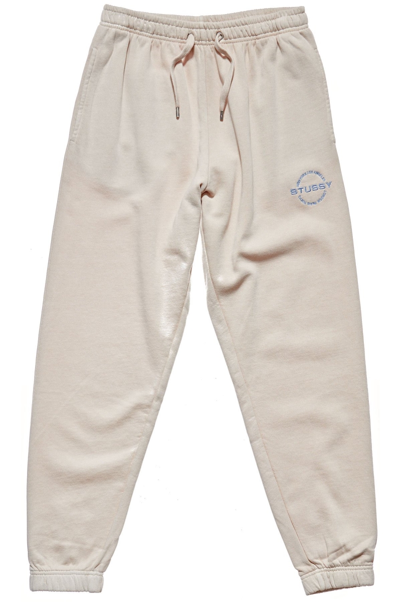 White Stussy City Circle Trackpant Women\'s Track Pants | BDT-246389