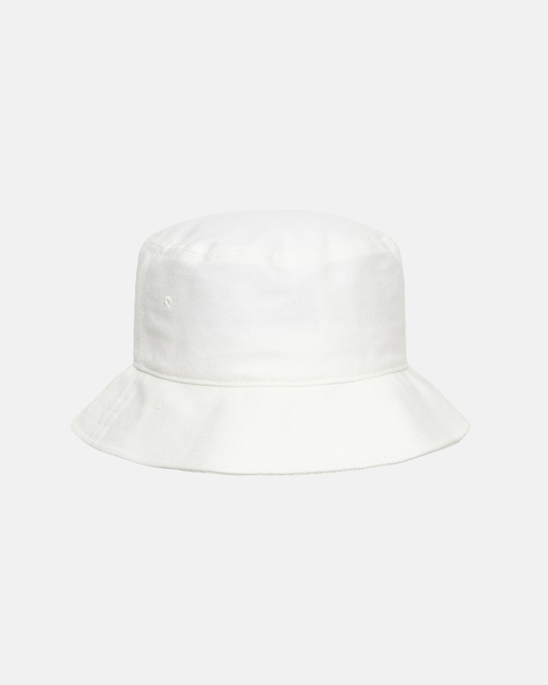 White Stussy Ss Link Deep Men's Bucket Hats | MQZ-531284