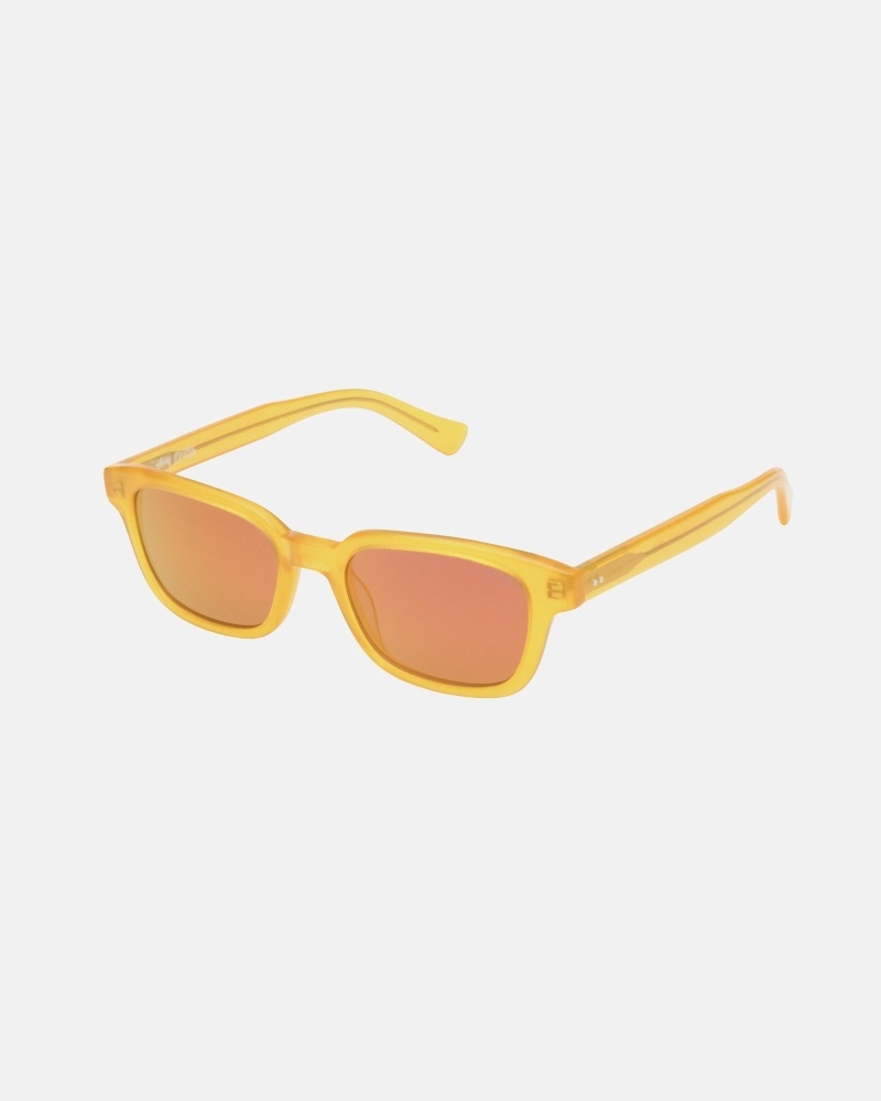Yellow Stussy Owen Men's Sunglasses | KGL-435279