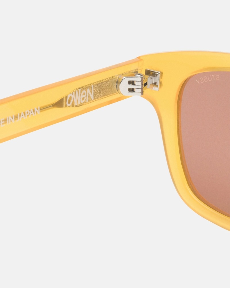 Yellow Stussy Owen Men's Sunglasses | KGL-435279