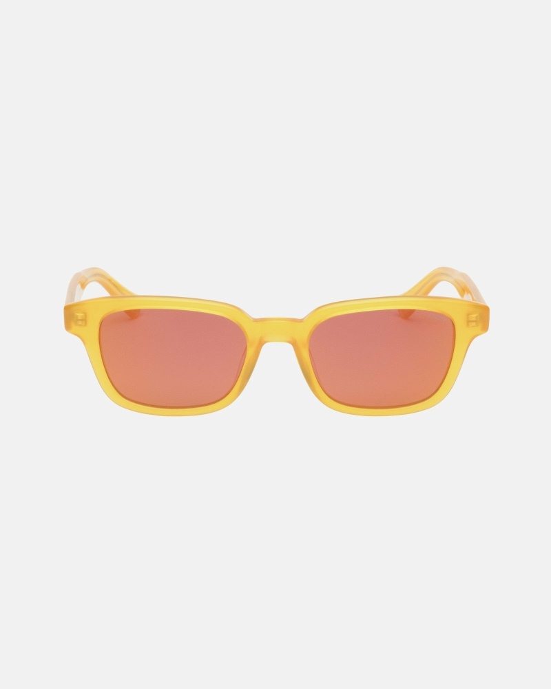 Yellow Stussy Owen Men\'s Sunglasses | KGL-435279