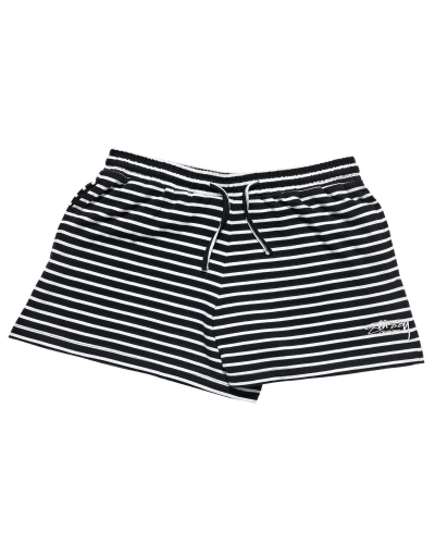 Black Stussy Linley High Wasted Short Women's Shorts | WTX-198463