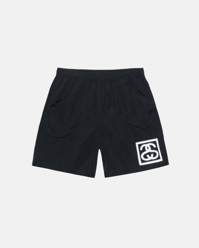 Black Stussy Ss-Link Men's Shorts | NFX-938765