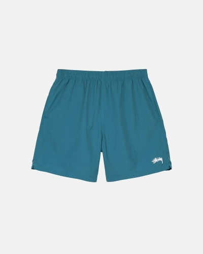 Blue Stussy Stock Men's Shorts | FLO-574260
