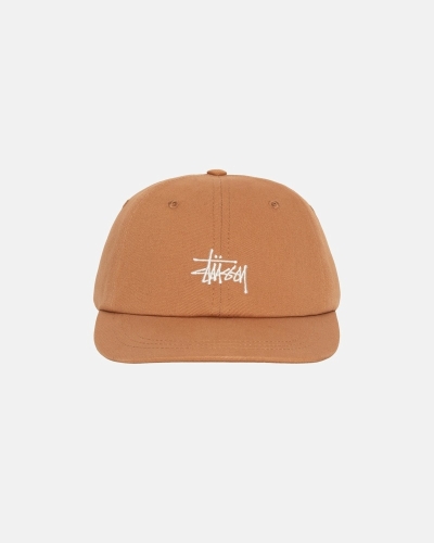 Brown Stussy Basic Stock Low Pro Men's Caps | ALU-935410